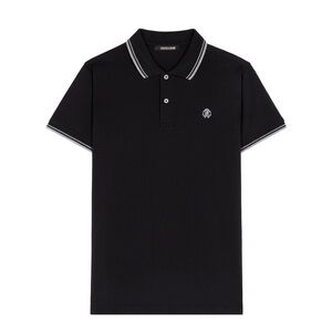 Black Roberto Cavalli Polo Shirt XL
